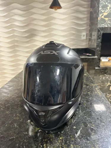 Capacete ASX DRAKEN preto fosco