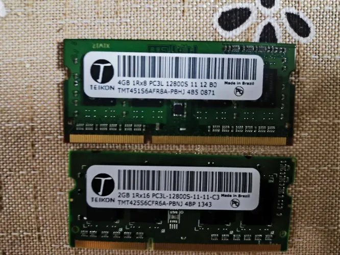 Memória ram de notebook DDR3