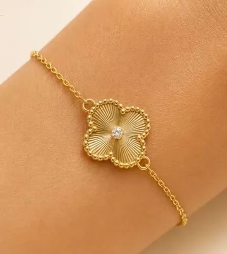 Pulseira Trevo em Ouro 18k 750