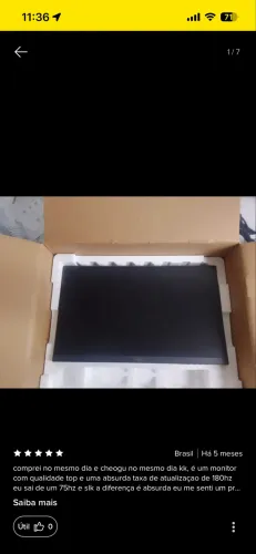 Monitor Gamer Aoc 24 180hz 0,5ms Ips 24g4/p