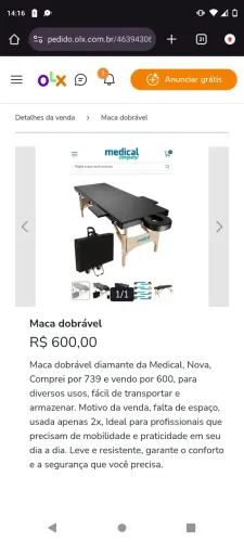 Maca dobrável
