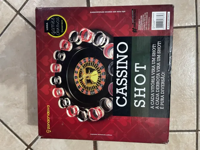 Jogo para drinks cassino usado bom estado