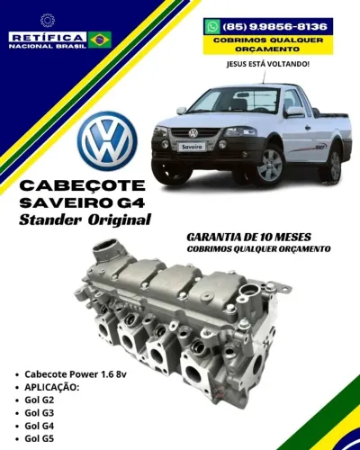 Promoção de Cabeçote Saveiro G4