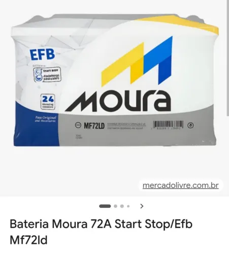 Bateria Moura 72 A Star stop 
