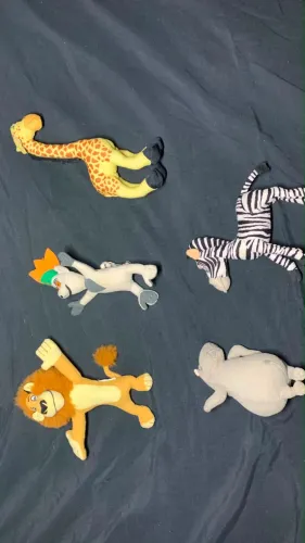 Mini Pelúcias do Madagascar Coleção