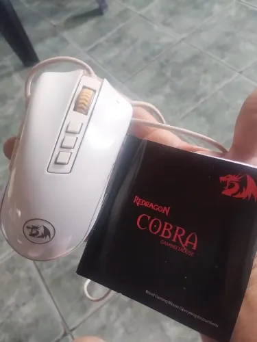 VENDO MOUSER GAMER REDRAGON COBRA, BRANCO.