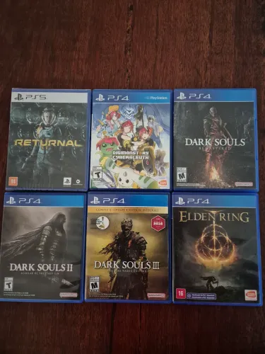 Dark Souls, Elden Ring, Digimon e Returnal