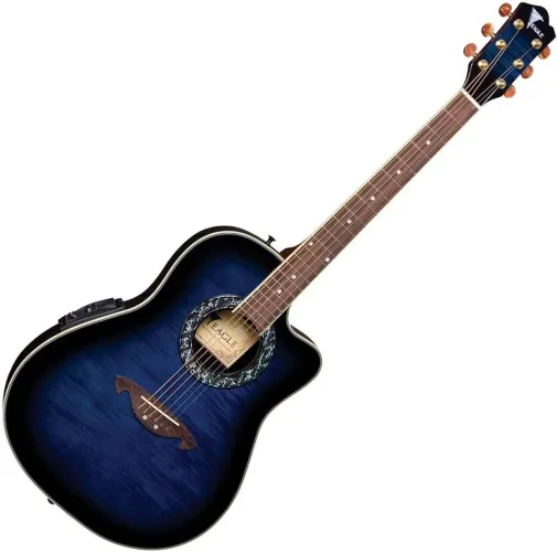 Violão Egle Tampa de Fibra semi novo 