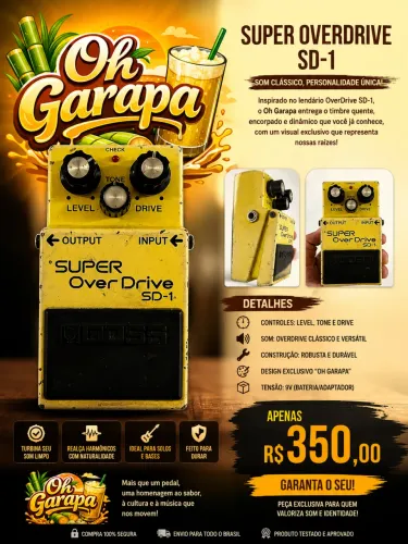 PEDAL OVERDRIVE BOSS SD-1