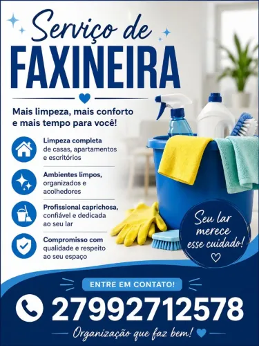 Limpezas doméstica 