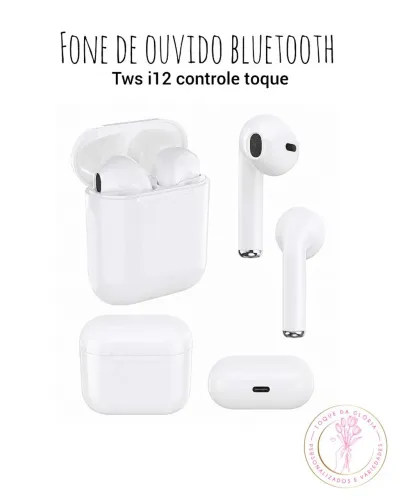 Fone via bluetooth ? Tws i12