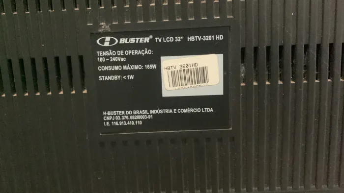 Vendo Tv H-Buster 32 polegadas