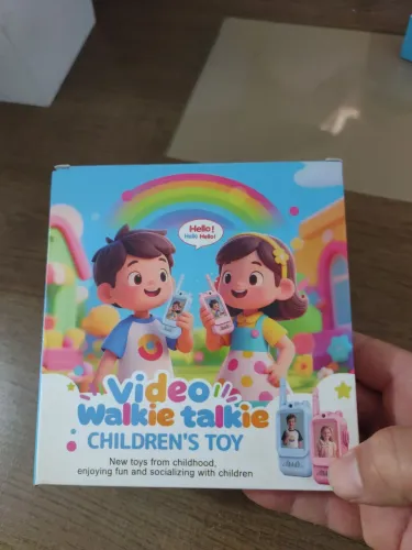 Brinquedo Vídeo walkie talkie infantil