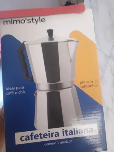 Cafeteira italiana novinha e mala