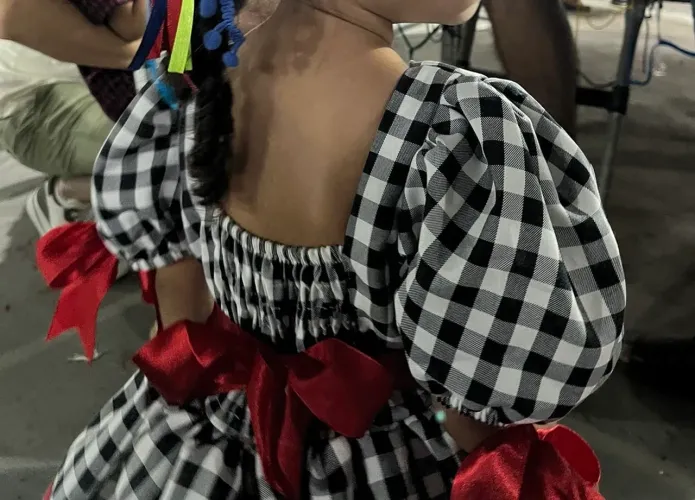 Vestido infantil junina
