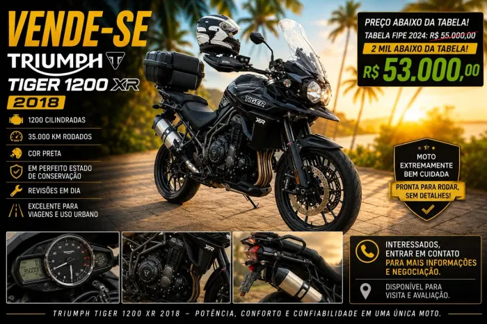 Vendo TRIUMPH TIGER EXPLORER XR 1200
