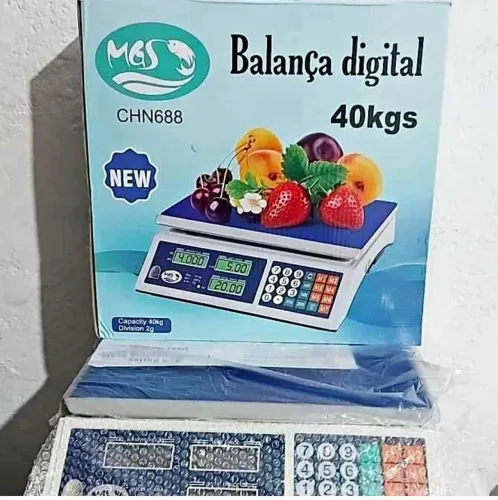 Balança digital 40 kg- prática e precisa!