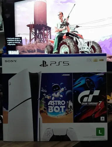 Playstation 5 slim mídia fisica novo