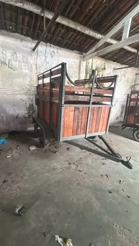 Reboque para cavalo em oferta com custo benefício até queimar o estoque