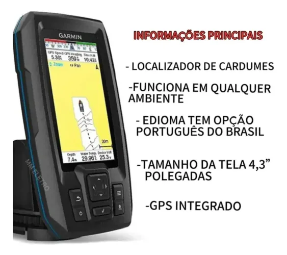 GPS Sonar Garmin Striker Plus 4