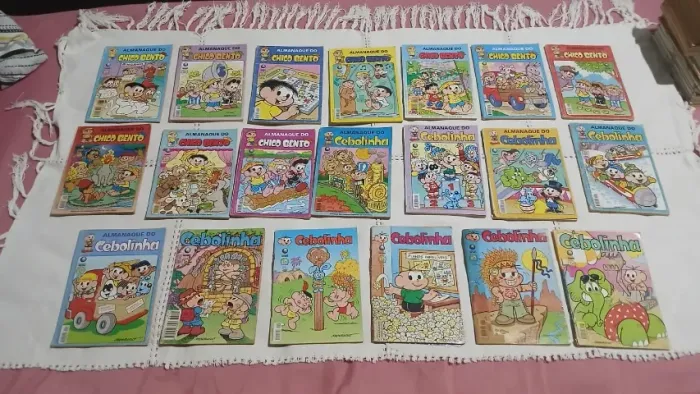 20 gibis chico bento e cebolinha da antiga editora globo - raridades