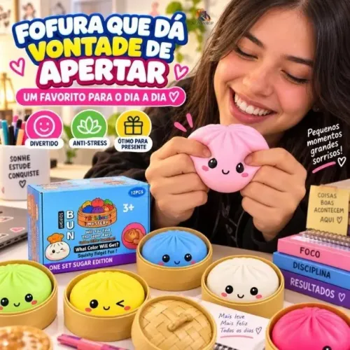 Squishy Bun Brinquedo Macio