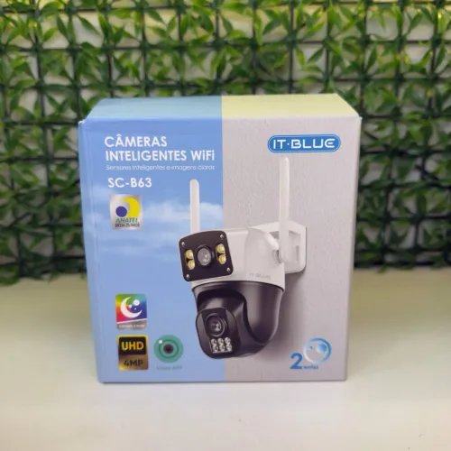 CÂMERA DE SEGURANÇA IP DUPLA Wi-Fi SC-B63