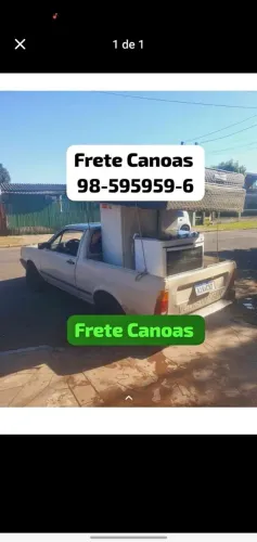 Frete Canoas,carretos , transporte rápido ,pequenos fretes chame no WhatsApp da foto