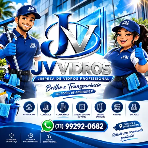 Limpeza de vidros residenciais