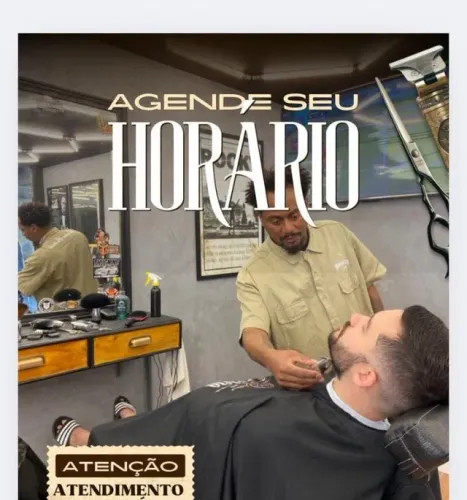 Bancadas e espelhos para barbearia 