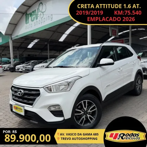 Hyundai Creta Attitude 1.6 16V Flex Aut. 2019