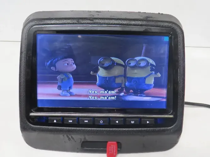 tela 10 polegadas 12v com leitor dvd e usb