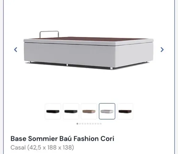 Cama Baú ortobom 