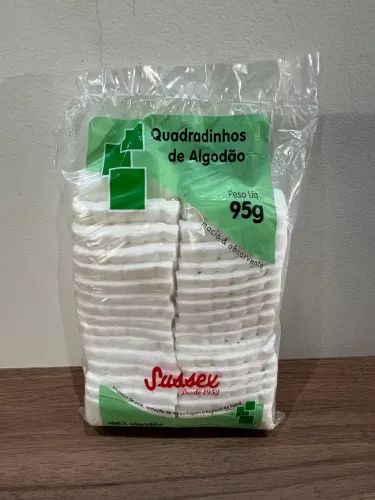 Algodão Hidrófilo 95g , saco com 20 unidades.