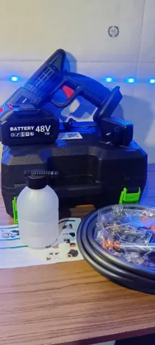 Lavadora de Alta Pressão Portátil Sem Fio + Bateria Recarregável