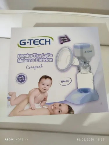 Bomba Tira Leite G-Tech Elétrica - Nova c/ Acessórios