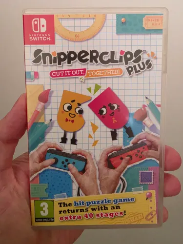 Jogo Snipperclips Plus Cut It Out Together - Nintendo Switch - Usado - Excelente - EUR