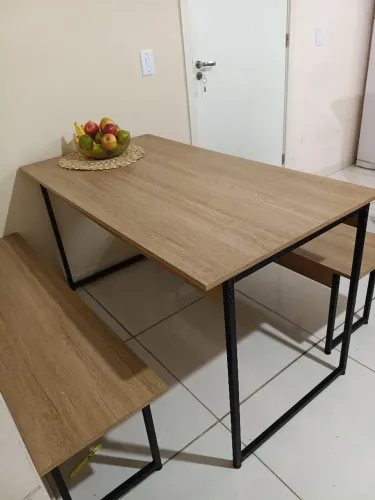 MESA KAPPESBERG com dois bancos - 1,40 m