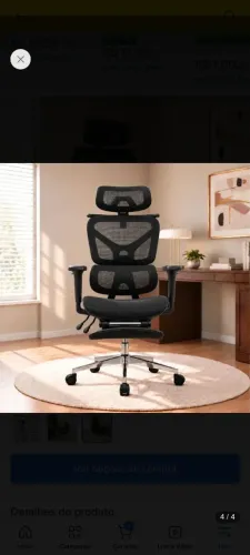 Cadeira ergonômica Sweet Studio NOVA de fabrica