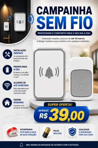 Capanhia sem fio com longo poder de alcanse