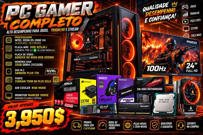 Kit PC X99 xeon 2680 V4