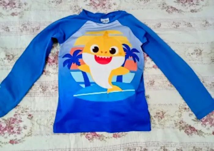 Camisa de banho infantil menino 4 anos