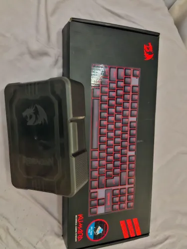 Kit Gamer Redragon Kumara RGB Vermelho + Redragon Cobra | Caixas Originais