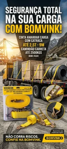 Fita catraca para cargas pesadas