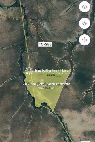 Fazenda bruta de 202 alqueires ideal para reserva legal no Tocantins