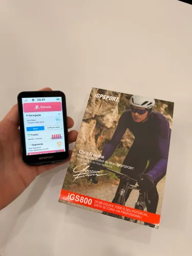GPS ciclismo IGS800 impecável 