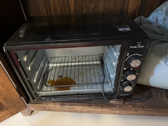forno elétrico usado Pratic Cook.