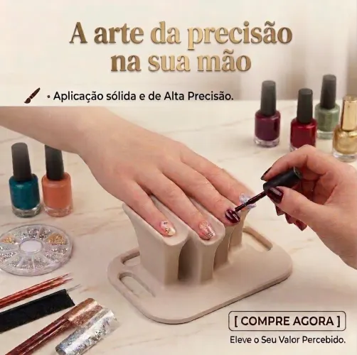 Suporte para apoio dos dedos - Estação Ergonômica