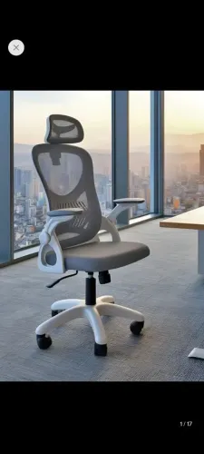 CADEIRA ERGOMÉTRICA PRESIDENTE RECLINÁVEL BRANCA--- R$ 369.00