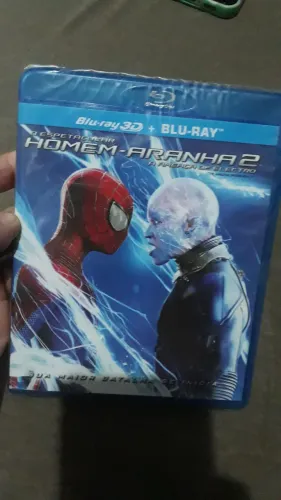 O espetacular homem aranha 2 blu-ray 3d